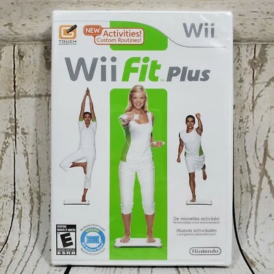 Wii Fit Plus 2009 Fitness Activities Nintendo Wii Brand New Sealed Free Shipping - Image 1 of 4