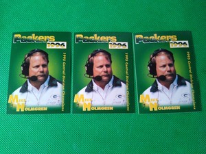 (3 Cards) 1996 Green Bay Packers Police Cards #19 - Mike Holgrem