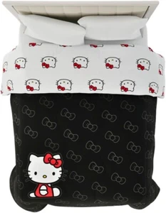 Charming Hello Kitty Super Soft Microfiber Reversible Comforter - Queen Size - Picture 1 of 7