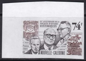 New Caledonia Sc621 Bird, Historian G. Pisier, Neyret & A. Surleau, Imperf - Picture 1 of 1