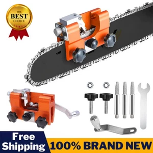 Chainsaw Chain Sharpening Jig Portable Hand Crank Sharpener Tool Set. - Picture 1 of 6