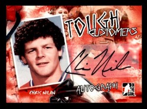2005-06 ITG Tough Customers Autographs #CN Chris Nilan Auto RARE