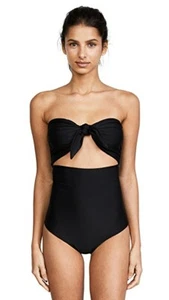 MIKOH L2134 Lana One Piece Swimsuit Black Women's Size S - Picture 1 of 3