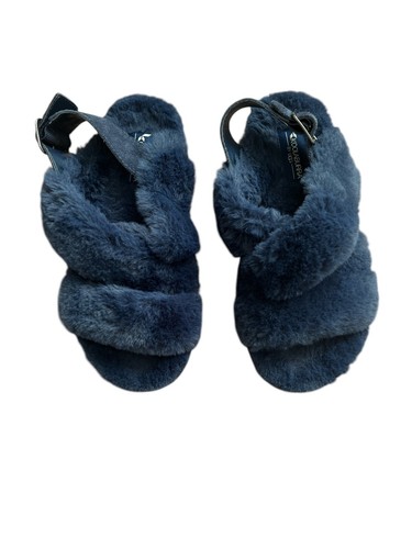 LN koolaburra by ugg blu navy ragazza pantofola sandalo stile US 5 pelle di pecora bambini
