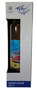 Glas Trinkflasche 580 ml VW T1 Bulli Schraubverschluss mit Trageschlaufe - Bild 1 von 8