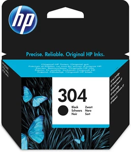 HP 304 Black Original Ink Cartridge - Zdjęcie 1 z 5