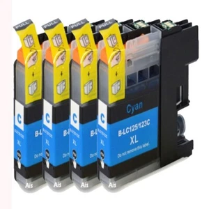4 Cyan Ink Cartridge Use with Brother DCP-J4110DW MFC-J4410DW MFCJ4510DW Non-OEM - Picture 1 of 2