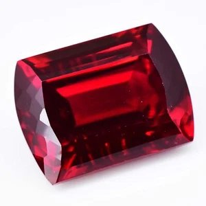 Certified 31.45 Ct Natural Blood Red Mozambique Ruby High-Quality Gemstone - Picture 1 of 4