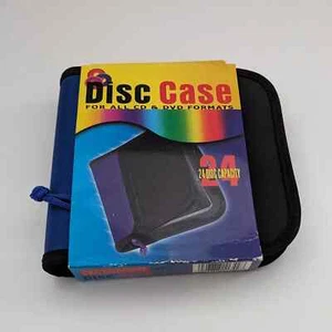 Estuche para discos LHS negro y azul, capacidad 24 (para CD’s y DVD’s) - Películas, juegos - Imagen 1 de 7