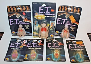 7 - NEW 1982 Vintage E.T. Action Figure Toy Figurine Tol Lot NIP + Bonus - Picture 1 of 8