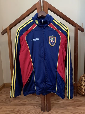 Real Salt Lake MLS Full Zip Authentic Long Sleeve Soccer Track Jacket M XANGO Cover
