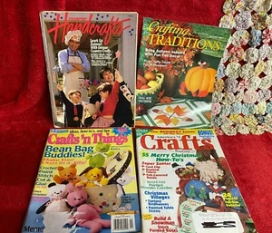 Lot of 4 Misc Craft Magazines w Patterns & Projects 1989 1991 1997 2003 - Picture 1 of 9