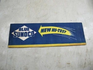Vintage Sunoco Gas & Oil Paper Hat Blue Sunoco Hi-Test NOS Advertising - Picture 1 of 4