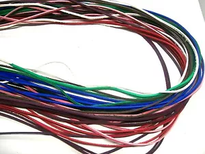 Lacing Colored Cowhide Leather 40" Leathercraft Braiding Bracelets Necklaces - Picture 1 of 10
