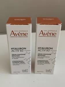 2× Avene Hyaluron Activ B3 Concentrated Plumping Serum 0.3Oz / 10ml Ea mini - Picture 1 of 4