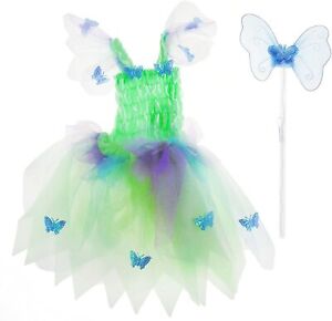 Great Pretenders Butterfly Doll Dress with Wings & Wand - Ships Today!
