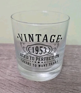 Spotted Dog Company "Vintage 1953 Invecchiato alla Perfezione" Bicchiere da Whisky 11 0z - Foto 1 di 2