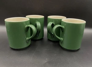 Laura Ashley Home Set Of Four Green Mugs Cups - Picture 1 of 23