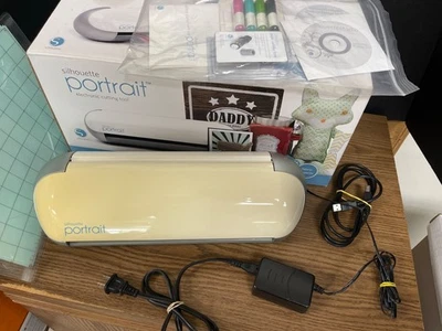 Silhouette Portrait White Electronic Cutting Tool Machine Sticker Paper Cutter + - Image 1 of 4