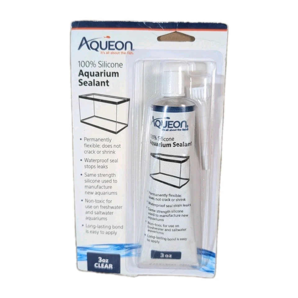 Sellador de silicona transparente Aqueon 3 onzas para acuario  Foto 1 de 1