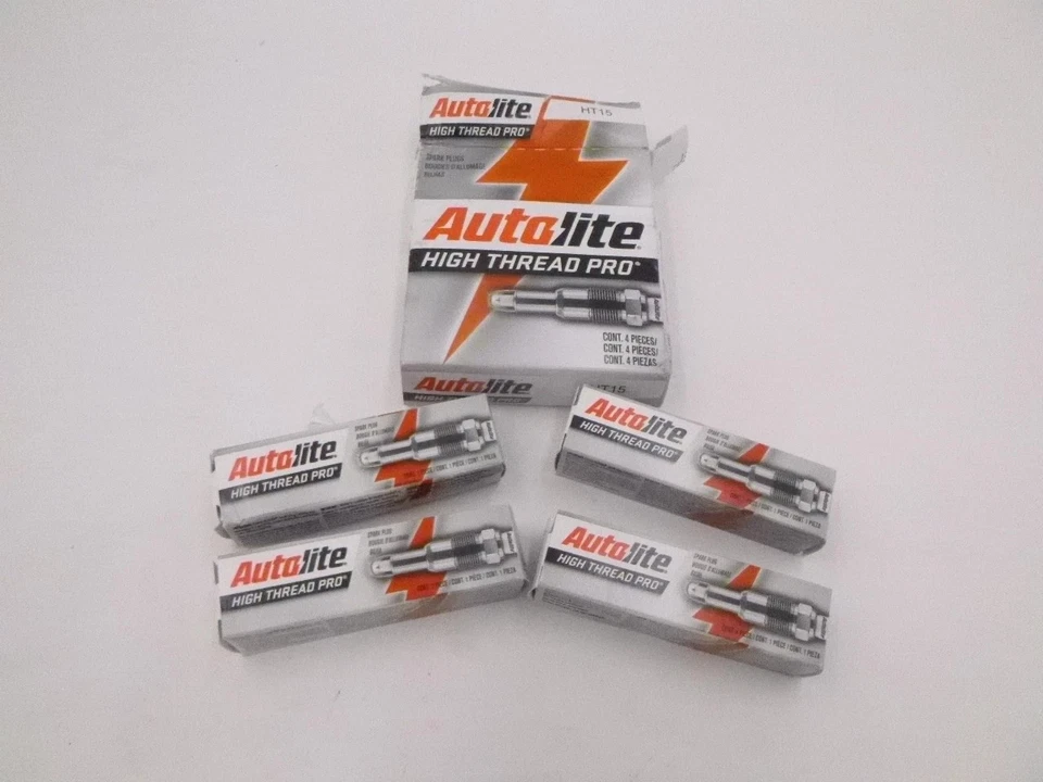 4x Bujías Autolite HT15 Platinum rosca alta - 2004-08 Ford F-150 F-250 Linc Foto 1 de 4