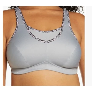 Glamorise sports bra 1066 No-Bounce Camisole gray size 34D - Picture 1 of 7