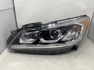 USED 2016-17 Honda Accord Halogen DRL LED LH Driver Side Headlight Assembly OEM - Foto 1 di 20