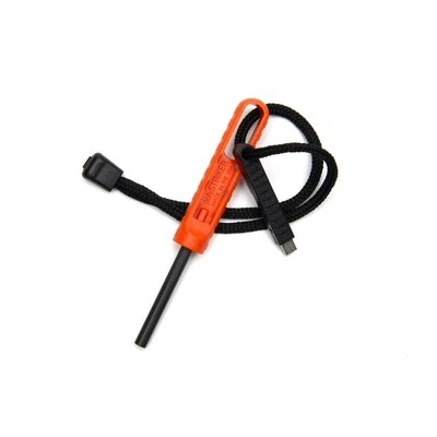 NOVO Exotac polySTRIKER XL Fire Starter Impermeável Com Cordão Laranja/Preto - Imagem 1 de 4
