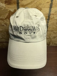 Ahead Vintage Walt Disney World Micky Mouse Golf Hat Beige Adjustable One Size - Picture 1 of 9