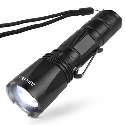 Linterna Táctica LED Albrillo Antorcha Brillante 400 Lúmenes Impermeable 5 Modos Nueva - Imagen 1 de 4