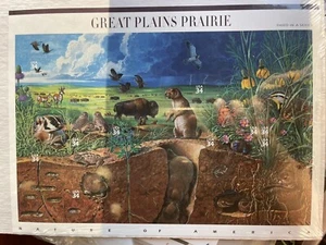 Great Plains Prairie Full Pane Stamps Nature of America 34C USA SEALED 3506 - Picture 1 of 1