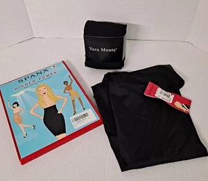 NWT Spanx Higher Power Nude Size D & Simplicity Shaper Black Medium  - Picture 1 of 8