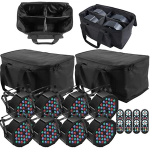 36 LED RGB Stage Light with Carry Bag Handbag PAR Can DMX Disco Event Show Party - Picture 1 of 35
