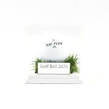 Perspex Golf Ball Display Cases - Grass Effect Base