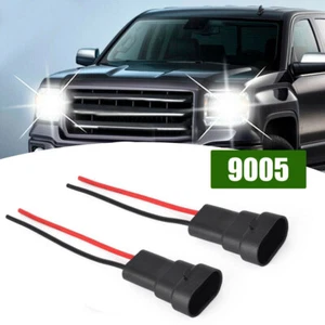 2Pcs 9005 9006 HB3 Wiring Harness Socket Headlight Fog lamp Plug Connectors Wire - Picture 1 of 12
