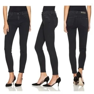 Baldwin Women’s Karlie High Rise Cropped Skinny Jeans In Smoke Gray Size 26 - Picture 1 of 11