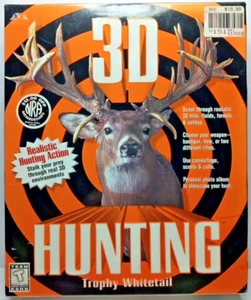 Vintage 3D Hunting Trophy Whitetail CD ROM Games Bucks Sport Windows 95 Complete - Picture 1 of 4