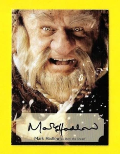 2015 The Hobbit Desolation of Smaug Poster Autograph Mark Hadlow as Dori MH-P - Picture 1 of 3