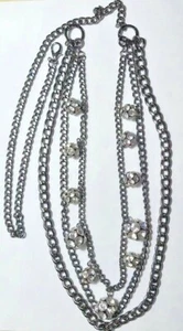 Collana Premier Designs Gioielli Tutto Decorato 36" Ematite con Cristalli 3 in 1 - Foto 1 di 5