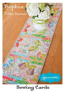 SOPHIA Table Runner Sewing Pattern Card by Valori Wells - Picture 1 of 1