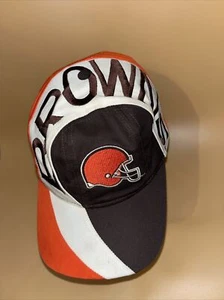 Vintage NFL Cleveland Browns Swirl Spellout Script Mütze SportsModel Cap - Bild 1 von 16