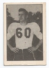 1952 PARKHURST CFL GLENN DOUGLAS MONTREAL ALOUETTES #53 (NDG MAPLE LEAFS JR) EX+