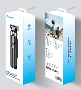 Trusmi Tripod,Selfie Stick Strong Tripod Bluetooth Wireless Remote for All Phone - Picture 1 of 6