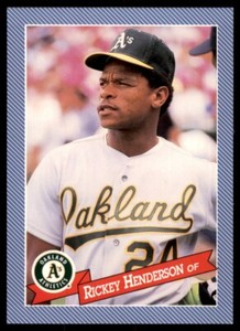 1993 Hostess Rickey Henderson Oakland Athletics #23