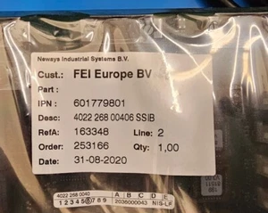 FEI Europe REM Mikroskop Platine IPN: 601779801, SSIB RefA: 163348 - Bild 1 von 4