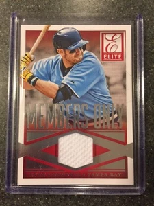 Tarjeta parche de camiseta Panini Elite 2015 de Evan Longoria - Imagen 1 de 2
