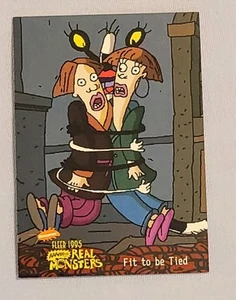 Fleer Ultra: Aaahh!! Carta collezionabile Real Monsters "FIT TO BE TIED" #59 - Foto 1 di 2