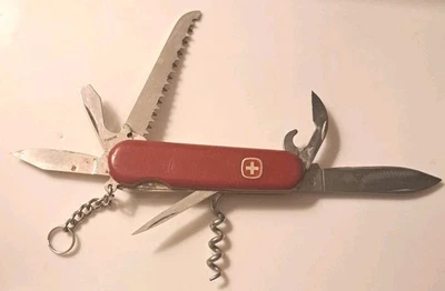Navaja suiza vintage Wenger Handyman 85 mm Delemont Suiza Foto 1 de 4