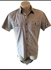 tranquility mayhem Short Sleeve Gray Shirt Size Large - Picture 1 of 11