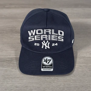 New York Yankees 47 Hitch World Series Hat Adult OS Adjustable Snapback Blue MLB - Picture 1 of 6
